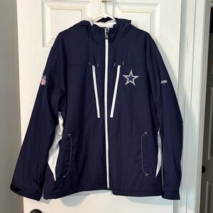 Reebok men’s fleece lined Navy Dallas Cowboys Jacket XL never worn